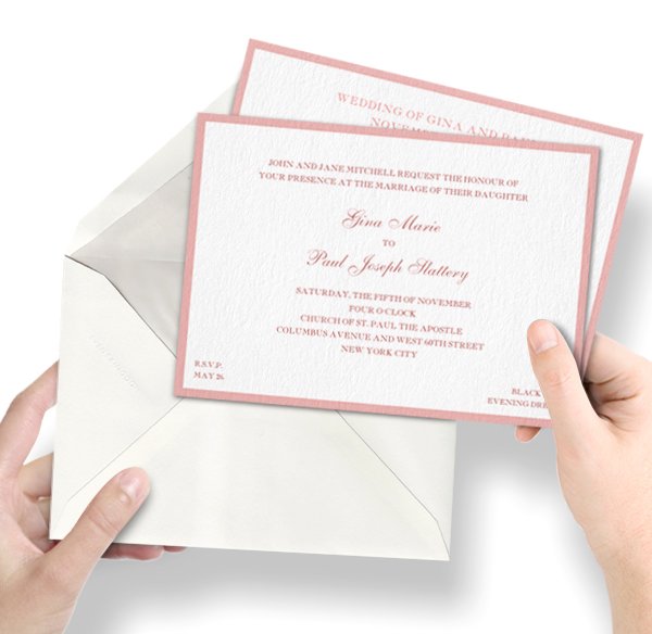Fine paper cards and print for your personal wedding invitations